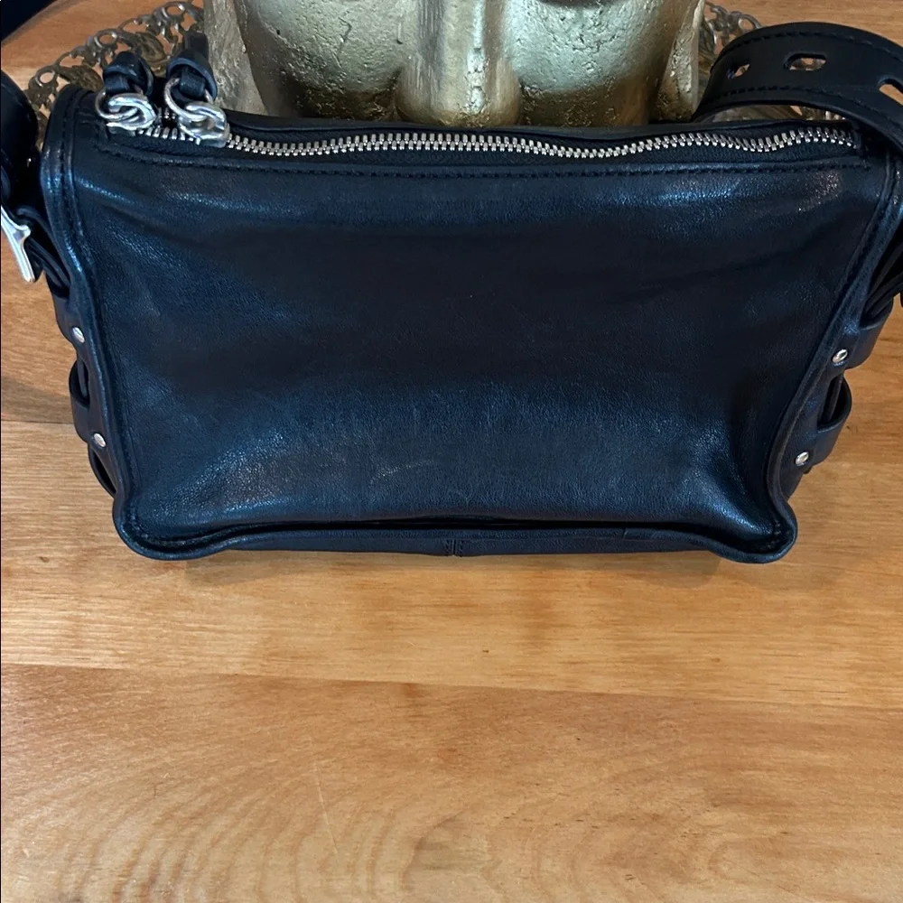 Rag & Bone Black Leather Crossbody Bag - Picture 2 of 7
